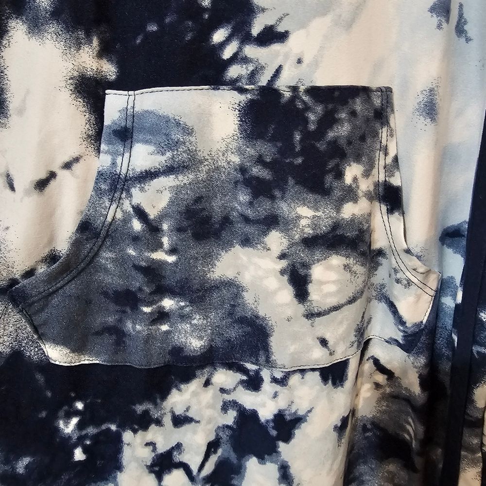 No Boundaries - Dress Hoodie Sleeveless Front Pocket - Size Juniors S - Blue - Picture 5 of 9